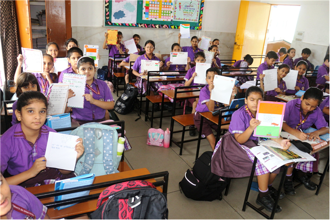 NATIONAL ANTHEM WRITING ACTIVITY OF CLASS IV