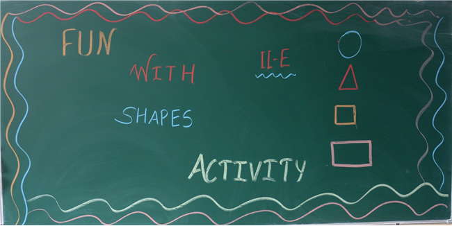 Fun with Shapes Activity Class II