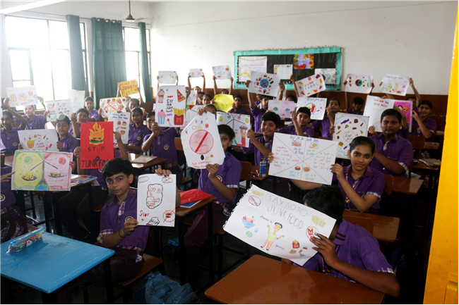 POSTER MAKING ACTIVITY OF CLASS VII
