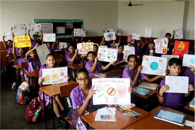 POSTER MAKING ACTIVITY OF CLASS VII