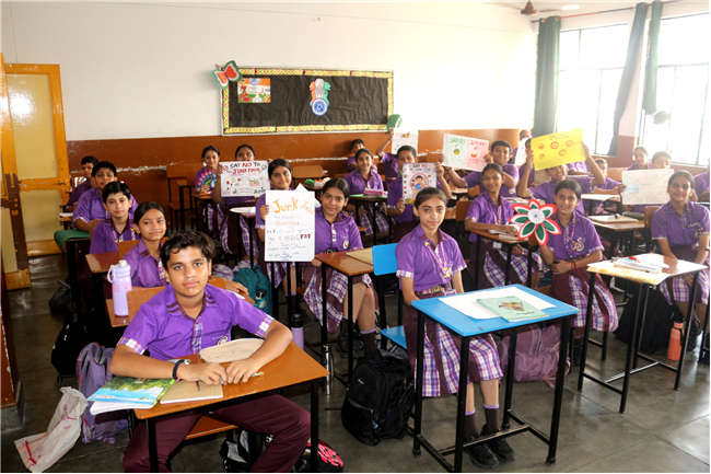 POSTER MAKING ACTIVITY OF CLASS VII