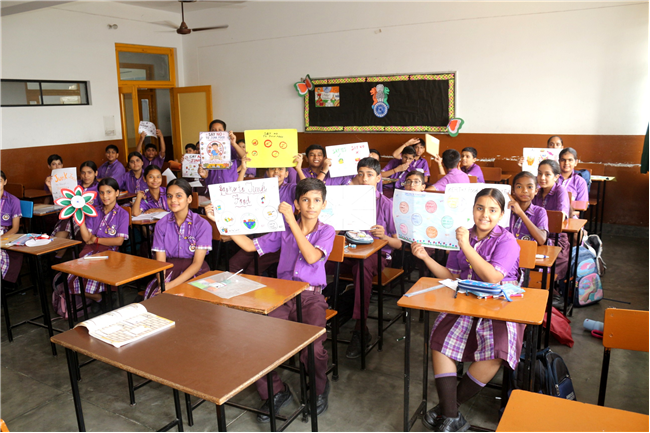 POSTER MAKING ACTIVITY OF CLASS VII