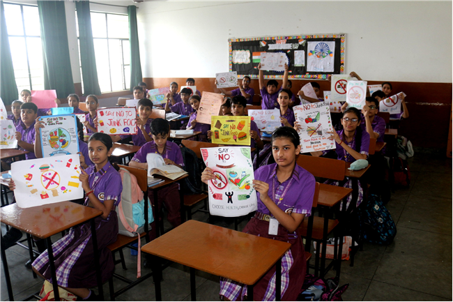POSTER MAKING ACTIVITY OF CLASS VII