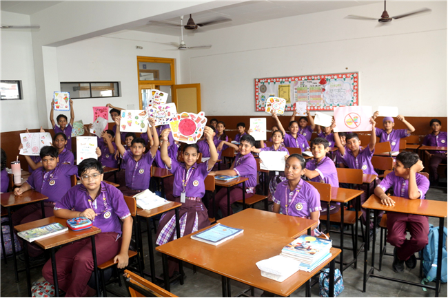 POSTER MAKING ACTIVITY OF CLASS VII