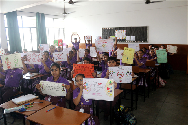 POSTER MAKING ACTIVITY OF CLASS VII