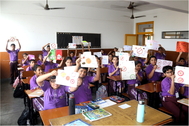 POSTER MAKING ACTIVITY OF CLASS VII