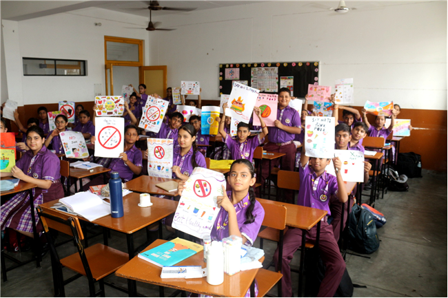 POSTER MAKING ACTIVITY OF CLASS VII
