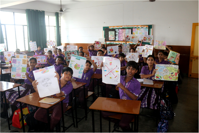 POSTER MAKING ACTIVITY OF CLASS VII