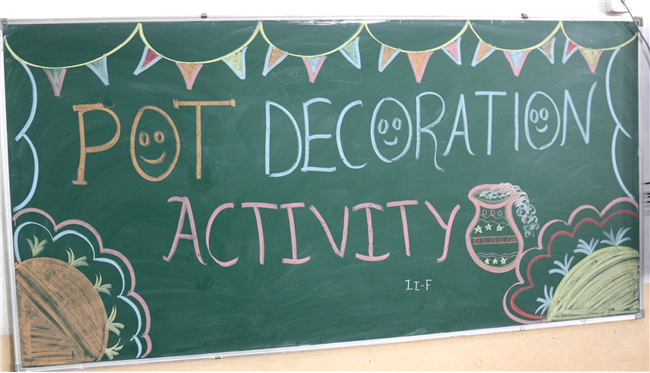 POT DECORATION ACTIVITY OF CLASS II