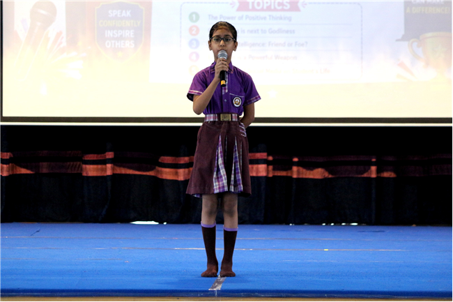 SPEECH COMPETITION OF CLASS V