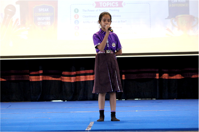 SPEECH COMPETITION OF CLASS V
