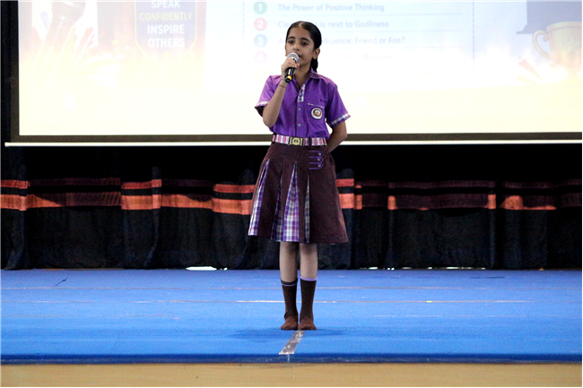 SPEECH COMPETITION OF CLASS V