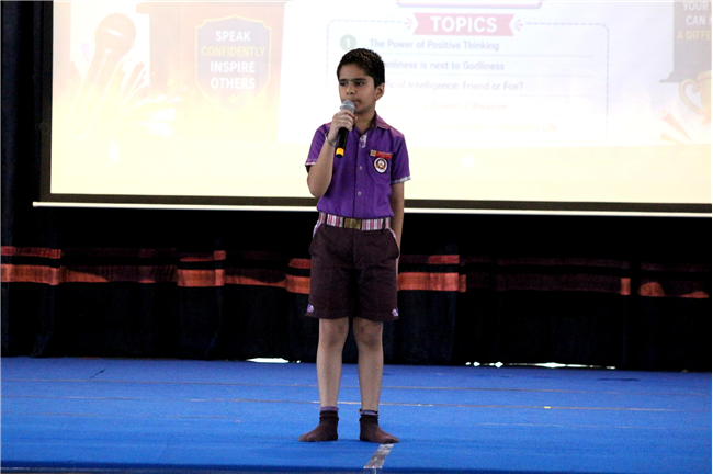 SPEECH COMPETITION OF CLASS V