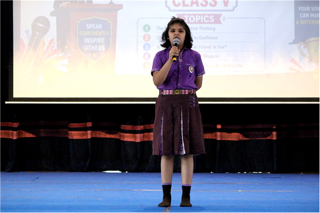 SPEECH COMPETITION OF CLASS V