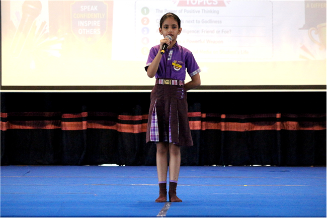 SPEECH COMPETITION OF CLASS V