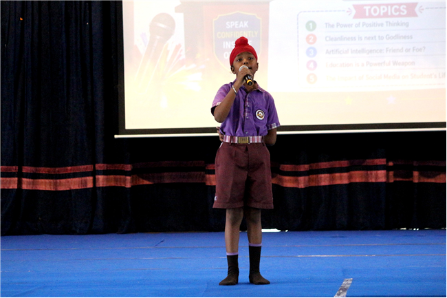 SPEECH COMPETITION OF CLASS V