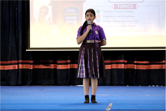 SPEECH COMPETITION OF CLASS V
