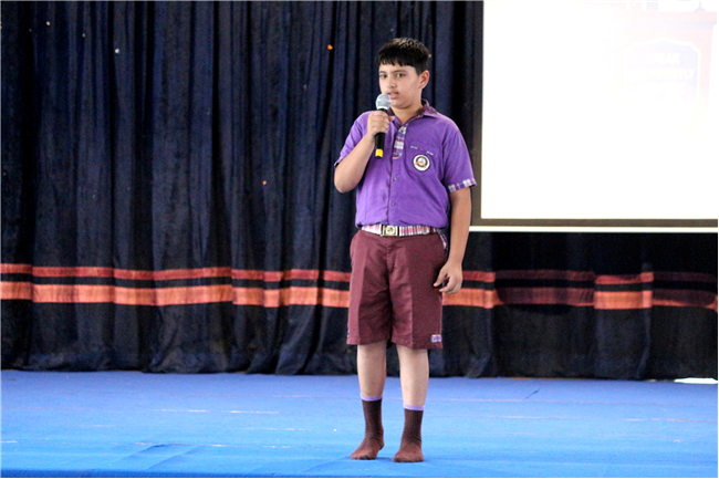 SPEECH COMPETITION OF CLASS V