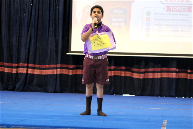 SPEECH COMPETITION OF CLASS V