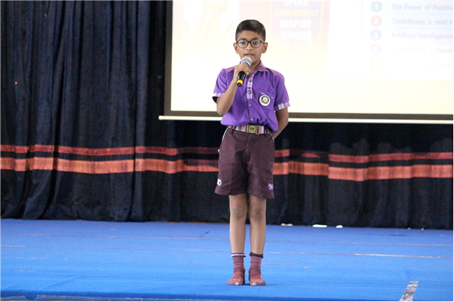 SPEECH COMPETITION OF CLASS V