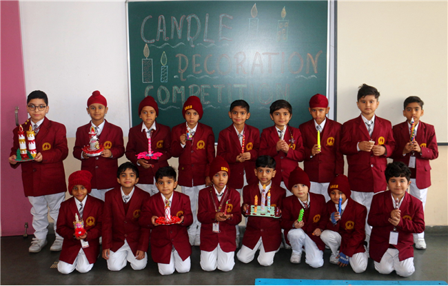 CANDLE DECORATION COMPETITION FOR CLASS I