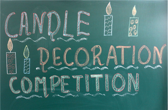CANDLE DECORATION COMPETITION FOR CLASS I