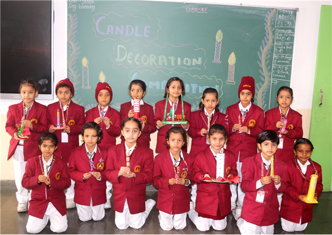 CANDLE DECORATION COMPETITION FOR CLASS I