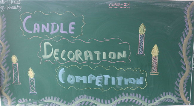 CANDLE DECORATION COMPETITION FOR CLASS I