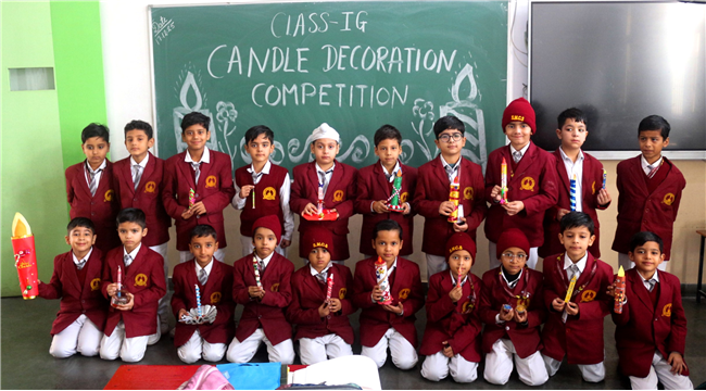 CANDLE DECORATION COMPETITION FOR CLASS I