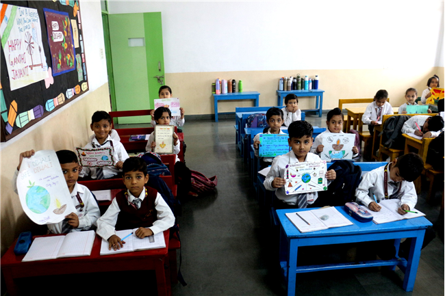 GREEN DIWALI SLOGAN ACTIVITY OF CLASS I