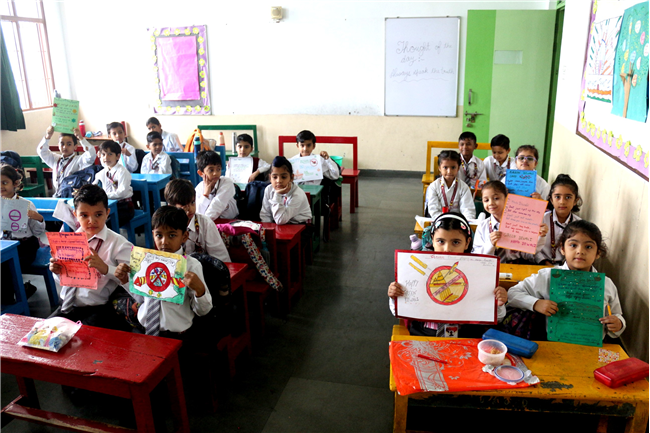 GREEN DIWALI SLOGAN ACTIVITY OF CLASS I