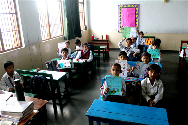 GREEN DIWALI SLOGAN ACTIVITY OF CLASS I