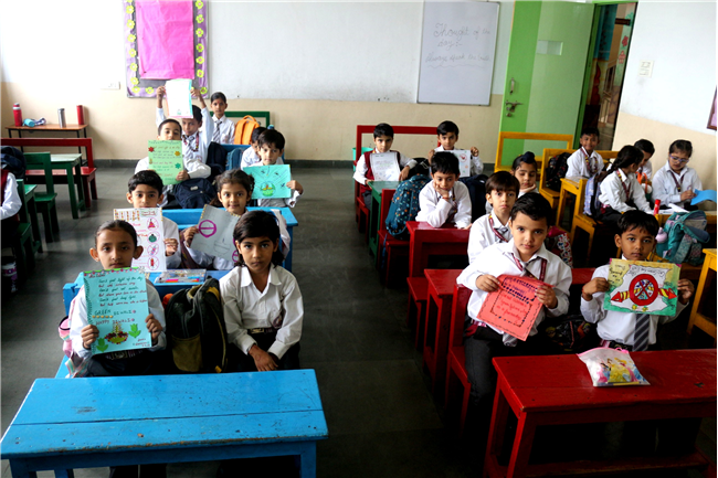 GREEN DIWALI SLOGAN ACTIVITY OF CLASS I