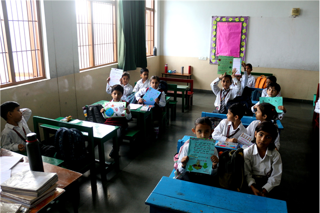GREEN DIWALI SLOGAN ACTIVITY OF CLASS I