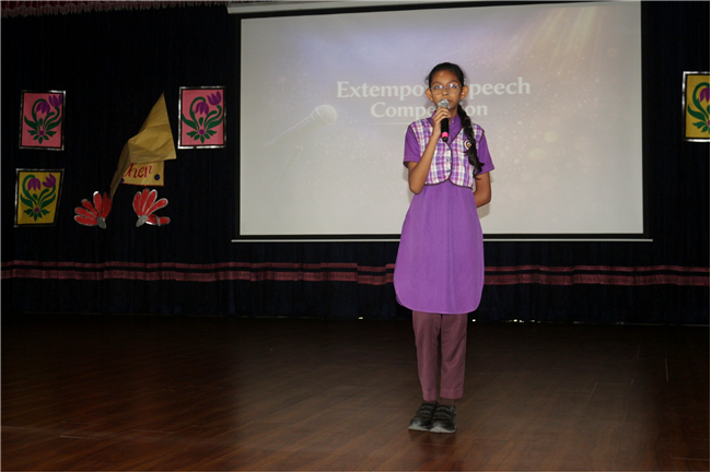 EXTEMPORE SPEECH COMPETITION CLASS IX
