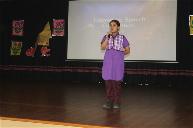 EXTEMPORE SPEECH COMPETITION CLASS IX