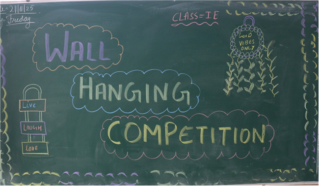 WALL HANGING COMPETITION