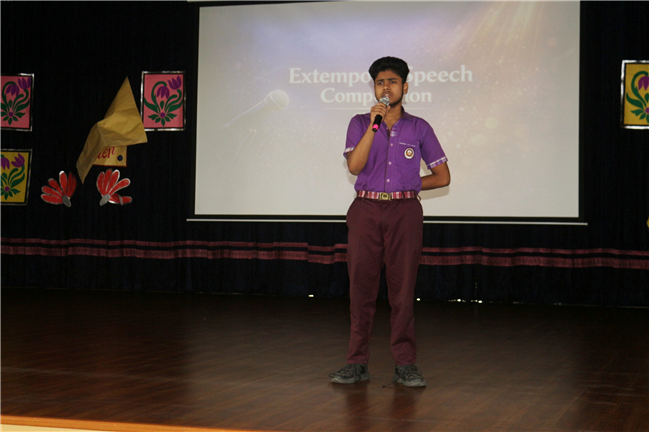 EXTEMPORE SPEECH COMPETITION CLASS IX