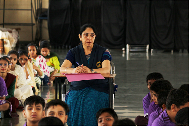 ROLE PLAY COMPETITION OF CLASS VII