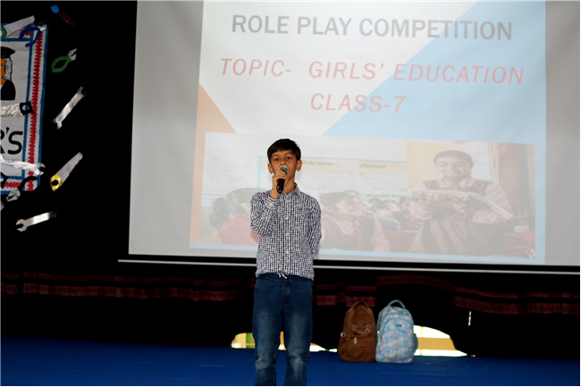 ROLE PLAY COMPETITION OF CLASS VII