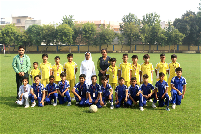 INTERHOUSE FOOTBALL MATCH OF CLASSES IV AND V