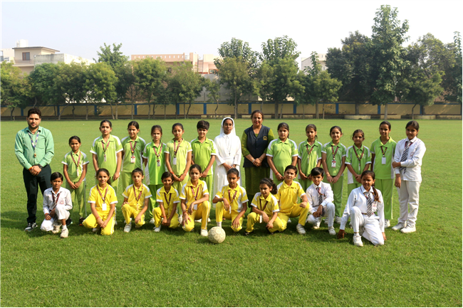 INTERHOUSE FOOTBALL MATCH OF CLASSES IV AND V