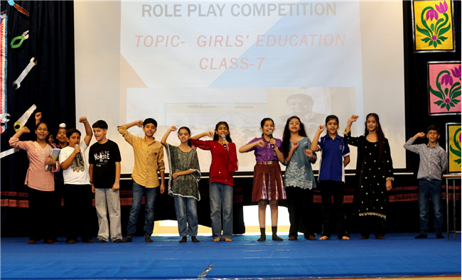 ROLE PLAY COMPETITION OF CLASS VII