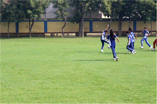 INTERHOUSE FOOTBALL MATCH OF CLASSES IV AND V