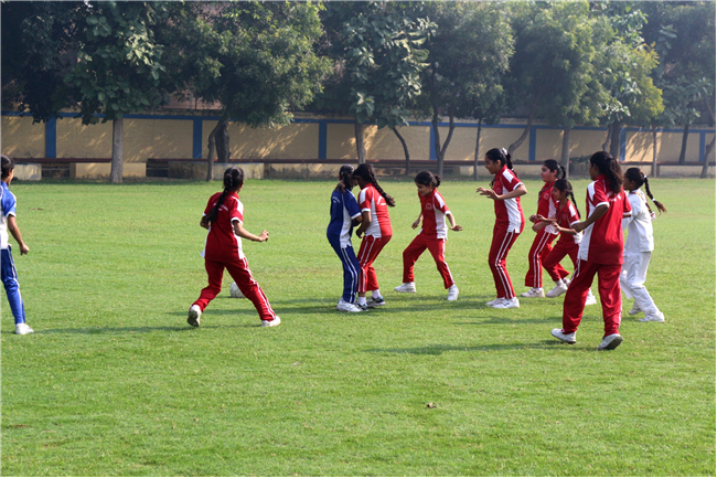 INTERHOUSE FOOTBALL MATCH OF CLASSES IV AND V