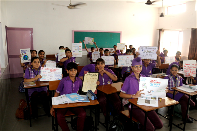 POSTER MAKING COMPETITION OF CLASS IX