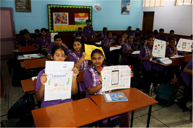 POSTER MAKING COMPETITION OF CLASS IX