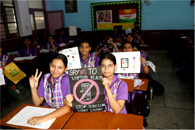 POSTER MAKING COMPETITION OF CLASS IX