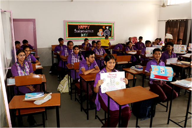 POSTER MAKING COMPETITION OF CLASS IX