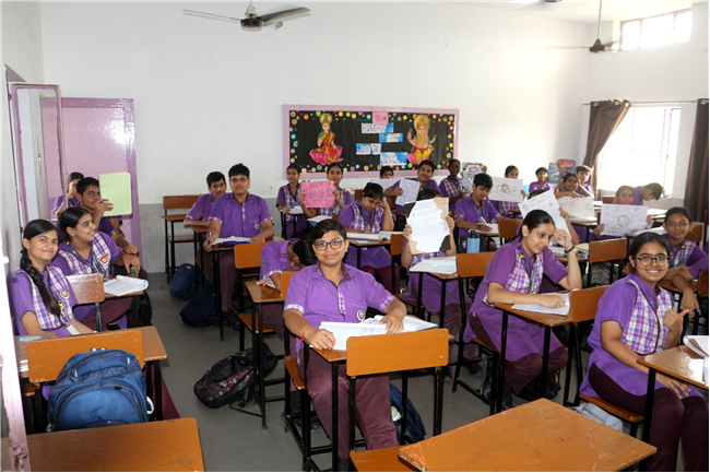 POSTER MAKING COMPETITION OF CLASS IX